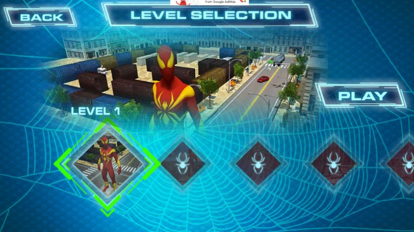 Flying Superhero Spider Fighter Game 2026 gameplay screenshot 3