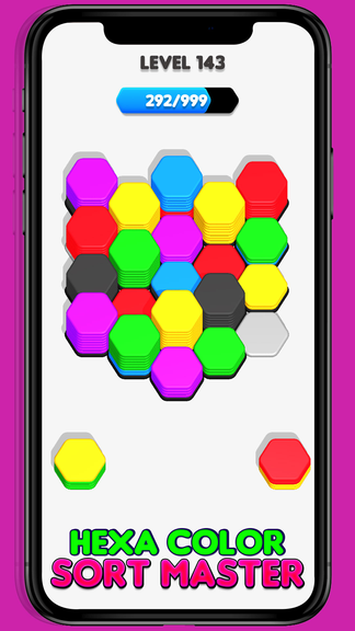 Hexa Stack: Color Puzzle Blast – Hexa Offline Game screenshot 2
