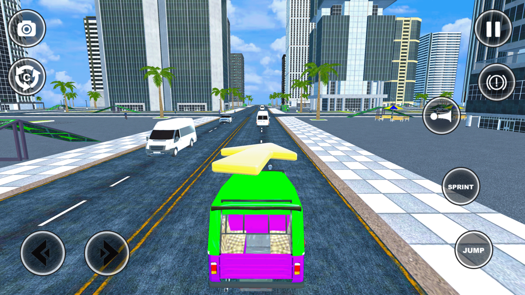City Tuk Tuk Auto Rickshaw 3D Offline Game screenshot 2