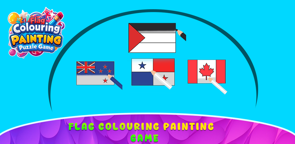 Flag Paint Puzzle Game: Flag Coloring screenshot 1