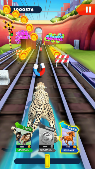 Animal Runner Safari Game Offline screenshot 7