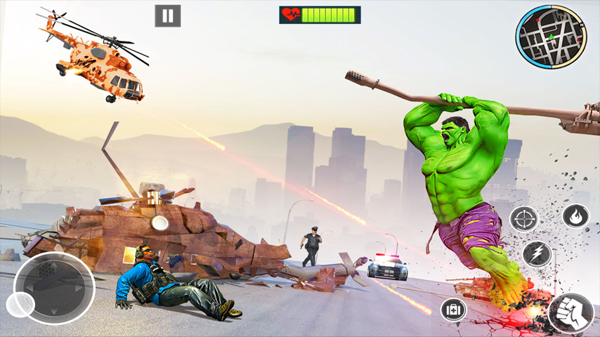 Monster Hero Superhero Games gameplay screenshot 4
