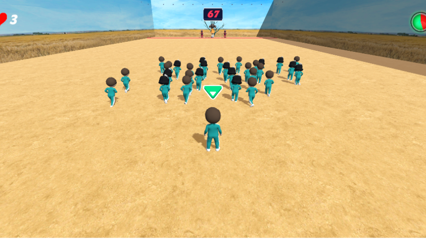 Squid Battle Survival Challenge Game gameplay screenshot 2