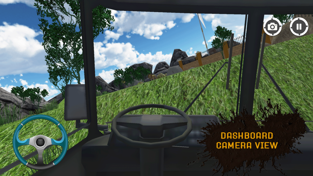 Dirt Bus Simulation: Offline Mud Bus Games screenshot 1