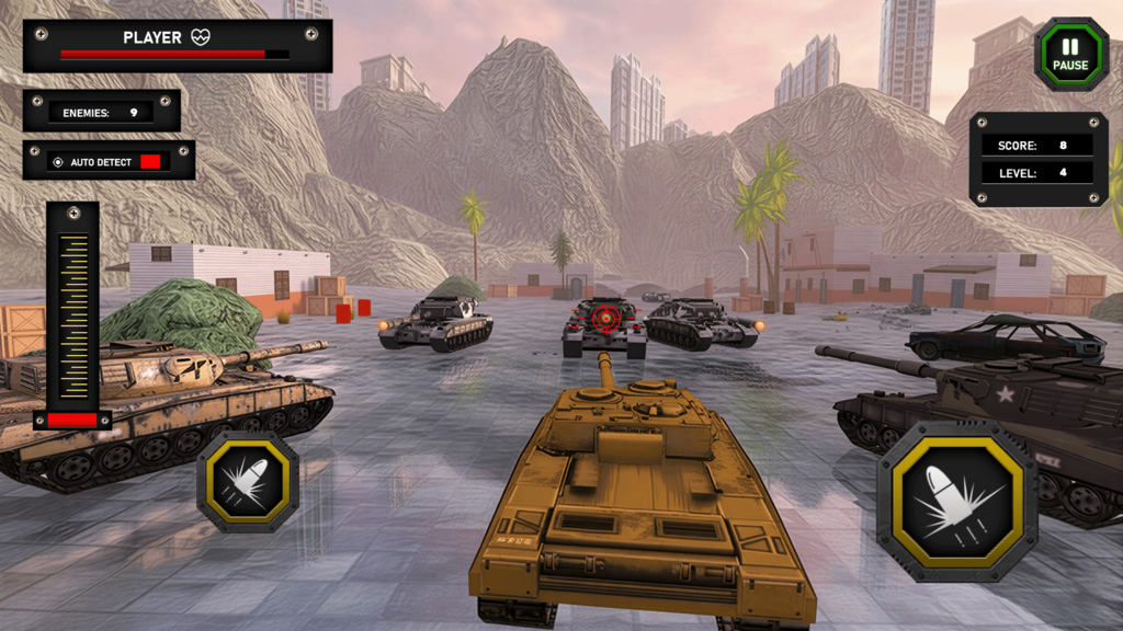 Tank War Simulator Game: Shooting Game screenshot 2