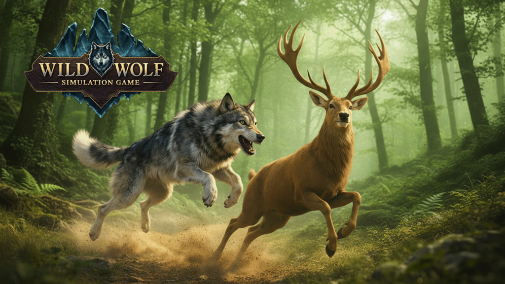 Wild Wolf Animal Hunting Game: Wolf Games screenshot 1