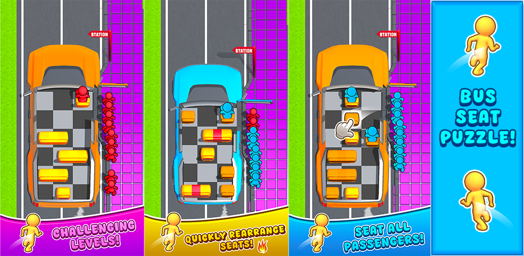 City Bus Passenger Picking Game Offline screenshot 1