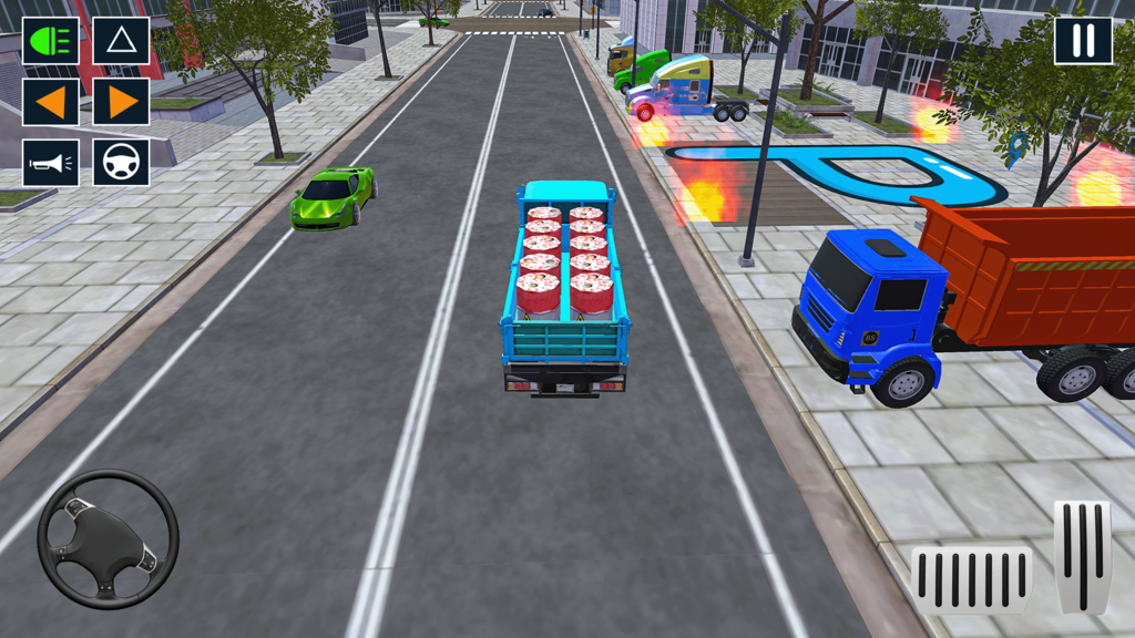 City Cargo Truck Driving Games Offline screenshot 5