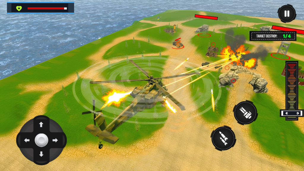 Gunship Strike Helicopter Battle: Helicopter Fight screenshot 2