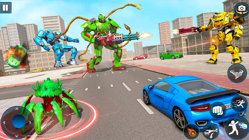 Octopus Transformer Robot Game gameplay screenshot 1
