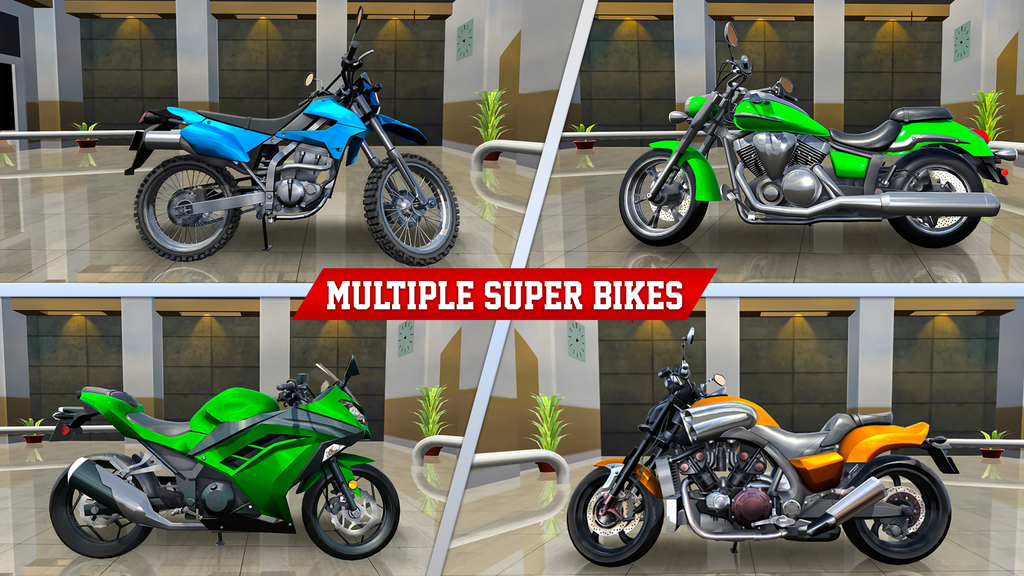 Highway Bike Racing Offline Game: 3D Racing Game screenshot 5