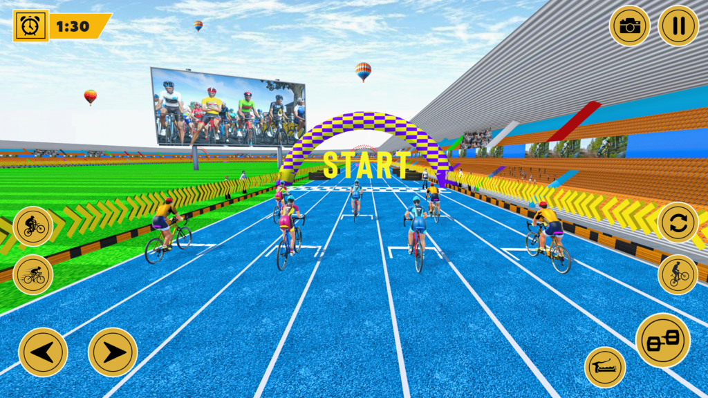 Bicycle Stunt Racing Game: City Bicycle Ride screenshot 4