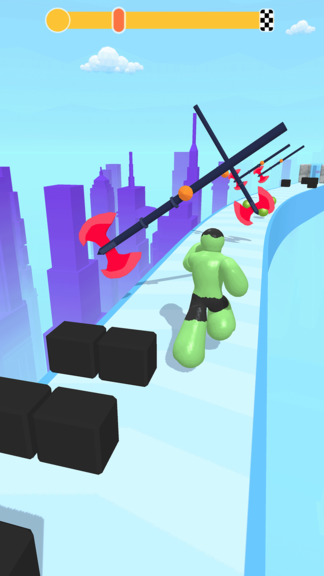 Bubble Man Runner Game: Tall Man Run screenshot 2