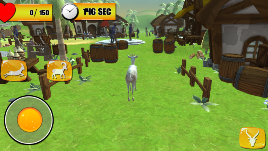 Angry Goat Revenge Simulator Game gameplay screenshot 2