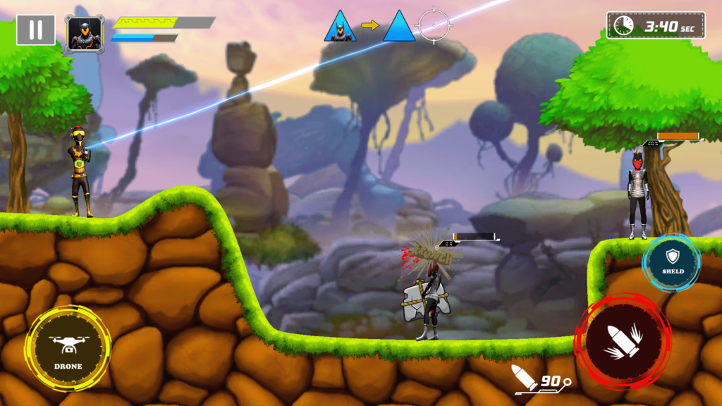 Legends Stickman Hunter Shadow Game screenshot 1