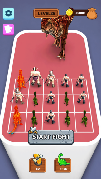 Dino Merge Master Games: Animal Fighting Games screenshot 5