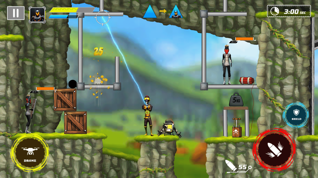 Legends Stickman Hunter Shadow Game screenshot 6