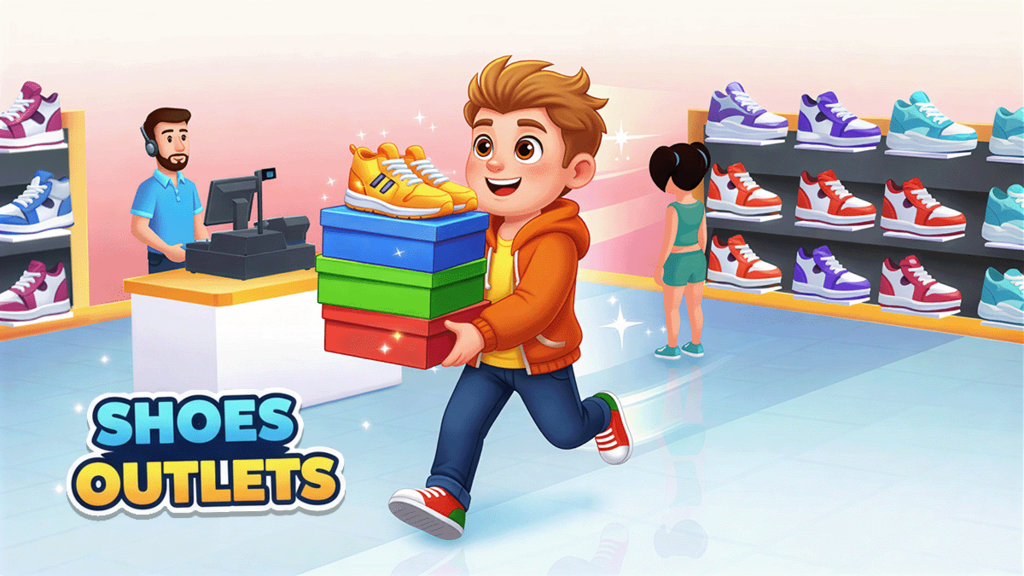 Shoes Outlet Business Mart Game: Mall Tycoon screenshot 1