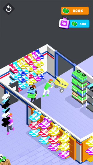 Shoes Outlet Business Mart Game: Mall Tycoon screenshot 5