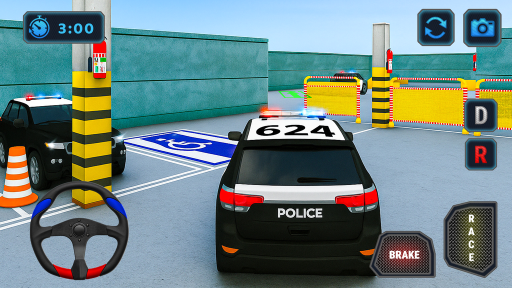 Police Car Parking Game: Car Games screenshot 6