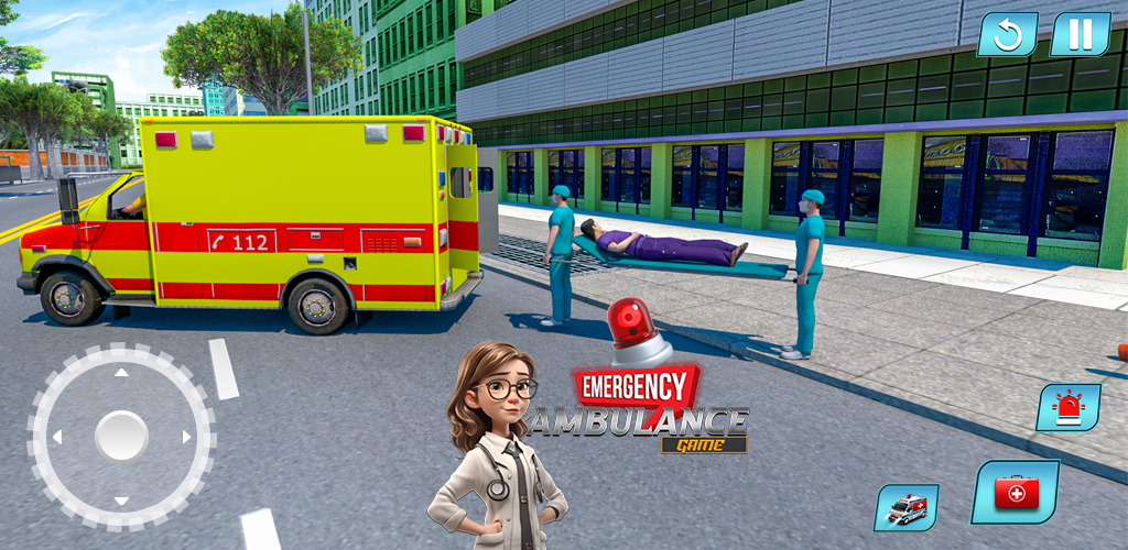 Emergency Ambulance Driving Game: Rescue Games screenshot 6