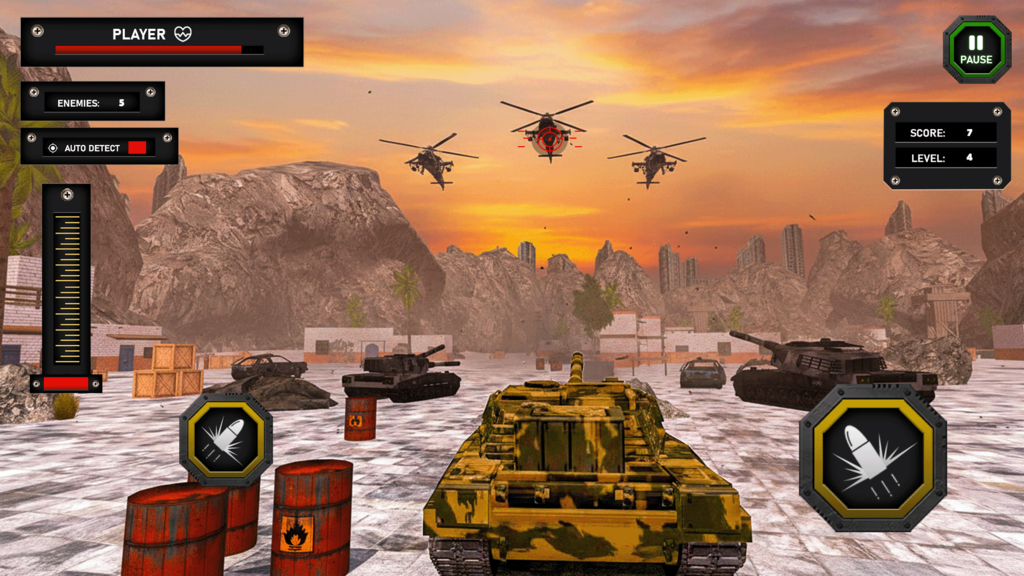 Tank War Simulator Game: Shooting Game screenshot 5