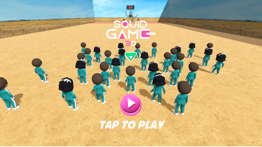 Squid Battle Survival Challenge Game gameplay screenshot 1
