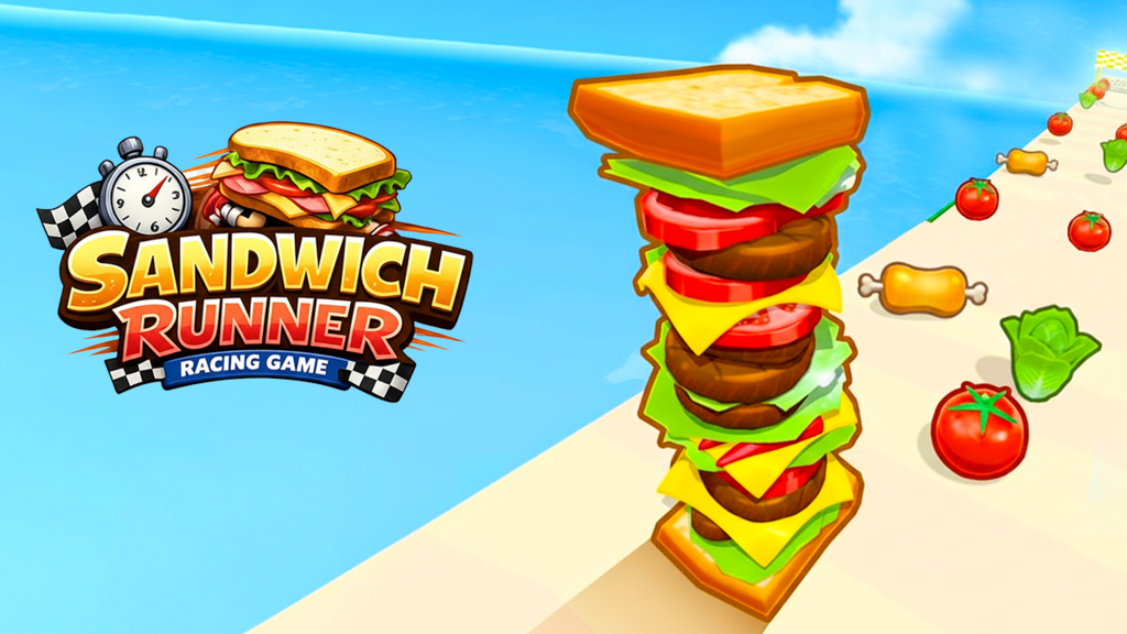 Sandwich Run Race Game: Runner Games screenshot 1