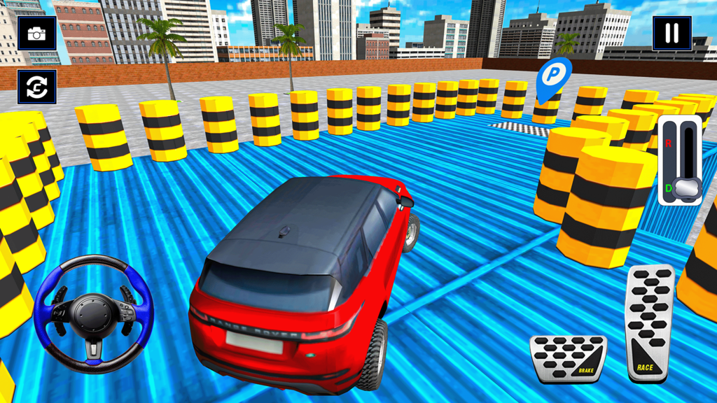 Real Prado Car Parking Games: Car Games screenshot 4