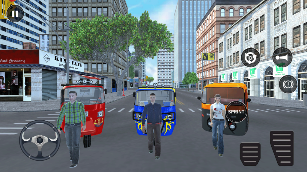 City Tuk Tuk Rickshaw Game: Auto Games screenshot 5