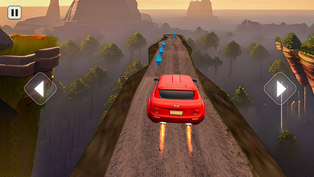 Sky Invader: Impossible Vehicle Stunt Racing Game screenshot 2