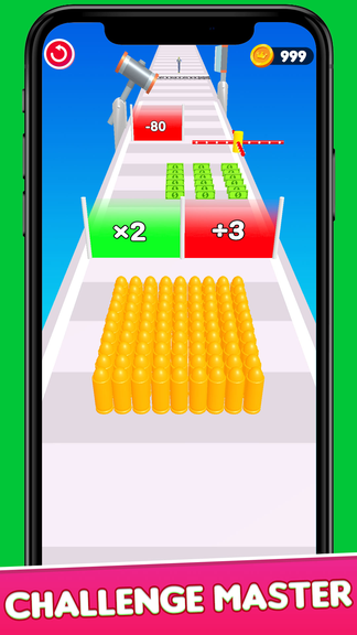 Merge Bullet Army Game Run 3D – Stack 3D screenshot 2
