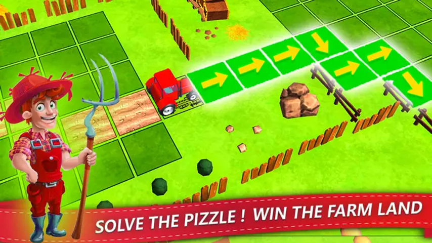 Farming Tractor Simulator Puzzle Games gameplay screenshot 3