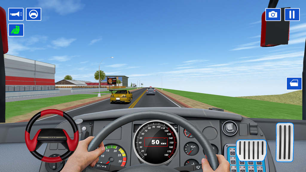 Modern Bus Driving & Simulation Parking Game screenshot 5