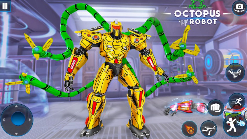Octopus Robot World Truck Game featured gameplay