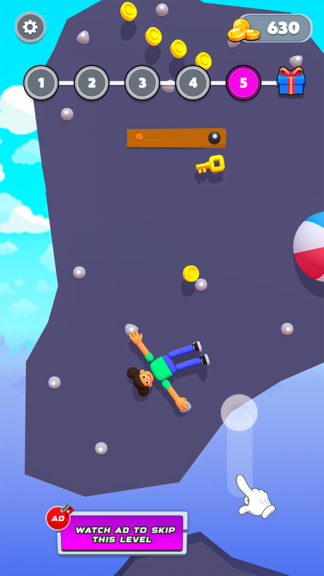 Real Mountain Climber: Climb Up Game screenshot 3