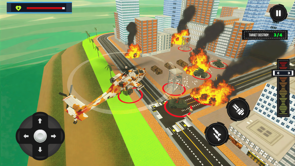 Gunship Strike Helicopter Battle: Helicopter Fight screenshot 5