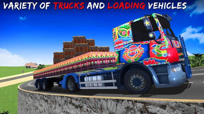 Pak Truck Driver Simulator Offroad Truck Games gameplay screenshot 2