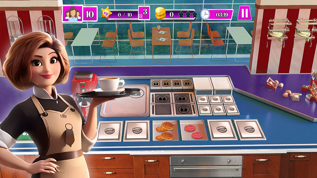 Restaurant Cooking Home: Kitchen Crush Madness screenshot 1