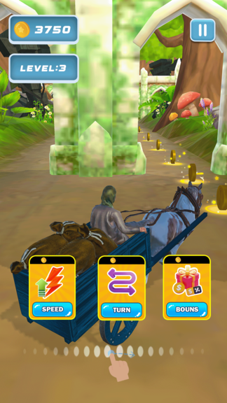 Horse Kart Runner Game: Jungle Safari screenshot 4