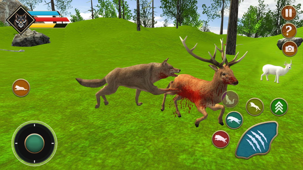 Wild Wolf Animal Hunting Game: Wolf Games screenshot 2