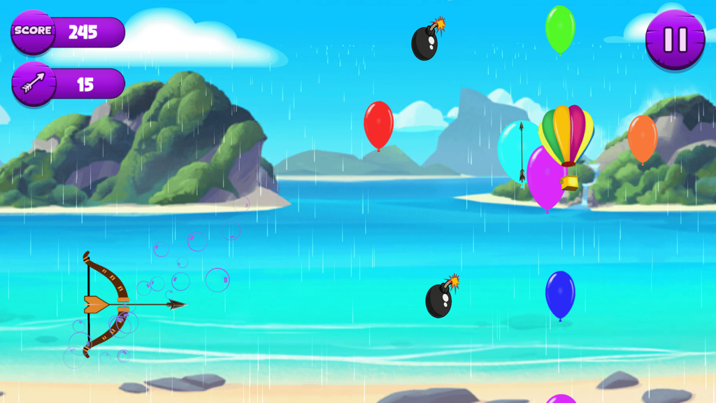 Balloon Shooter Archery Game: Balloon Popper screenshot 1