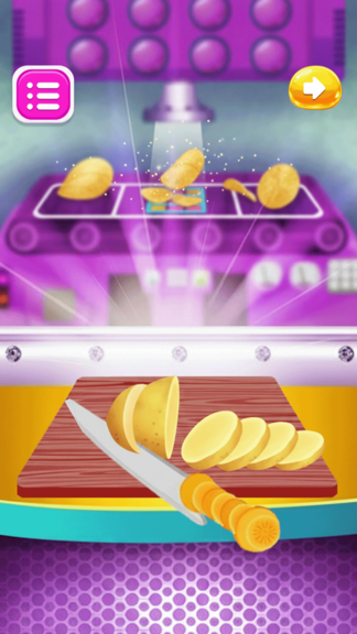 Potato Fries Chips Maker Game: Chips Factory Games screenshot 4