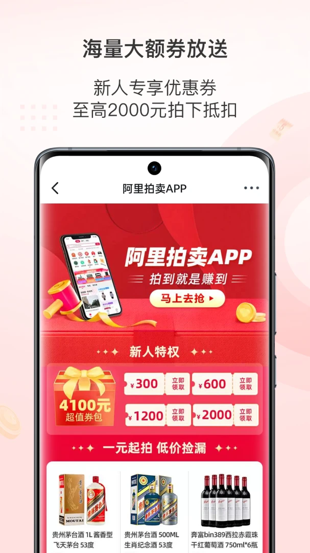 阿里拍卖截图
