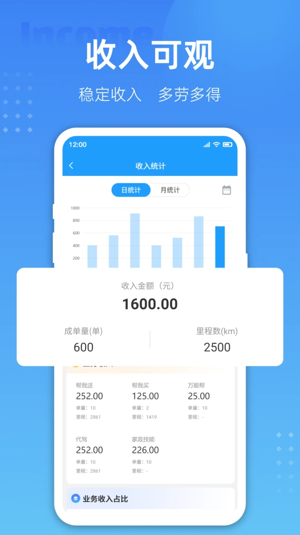 跑腿联盟应用截图