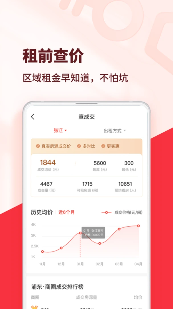 巴乐兔租房应用截图